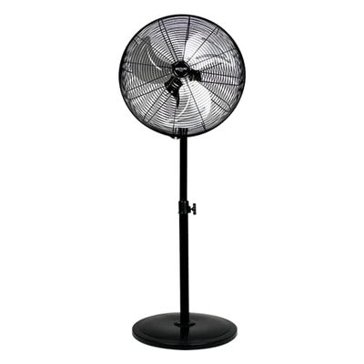 Bastilipo - Ventoinha industrial de pé de 45 cm, 3 velocidades, cabeça oscilante, 90 W, cor preta, modelo tarifa