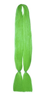 American Dream Dreadlocks and Creative Styling Kanekelon Twin Braid for Hair Extensions, Colour F12 Fresh Green