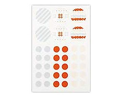 Dailylike Adesivi rotondi: 05 knit-diam.20 mm - 8 mm