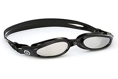 Aquasphere Kaiman Lunettes de Natation Noires - Verres Argent Miroir