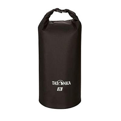 Tatonka WP Stuffbag Light 2L - Lichte, waterdichte pakzak met rolsluiting en 2 liter volume (zwart), zwart, 2 Liter, Ultralichte en waterdichte draagzak met rolsluiting