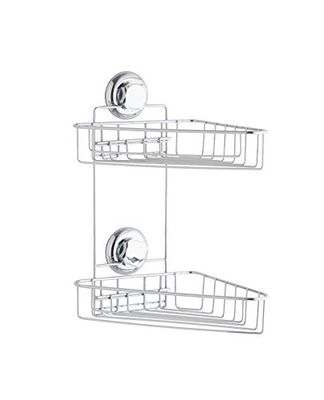 Double tablette d’angle à ventouses Bestlock