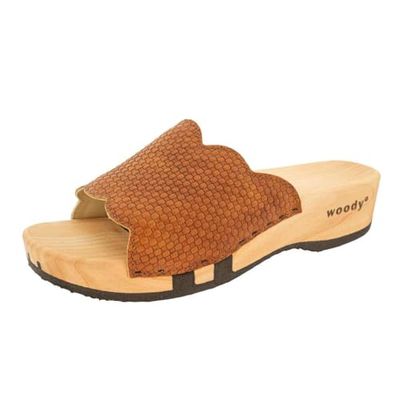 Woody Femme Annabell Sabot, Marron safor, 41 EU