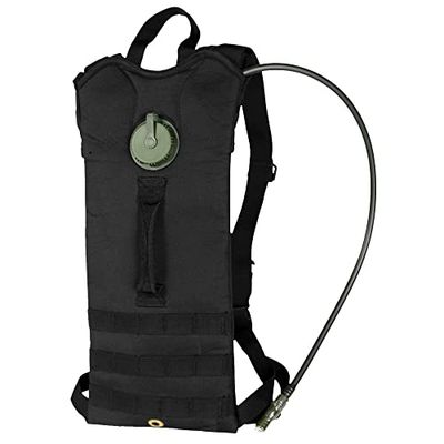 Mil-Tec Bolsa de hidratación Basic AV. Correas, Mochila Unisex Adulto, Negro, Talla única