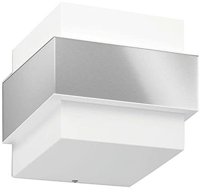 Philips Shovel Muurlamp - Buitenlamp - IP44 - E27 Fitting - Excl. Lamp - Vierkant - RVS