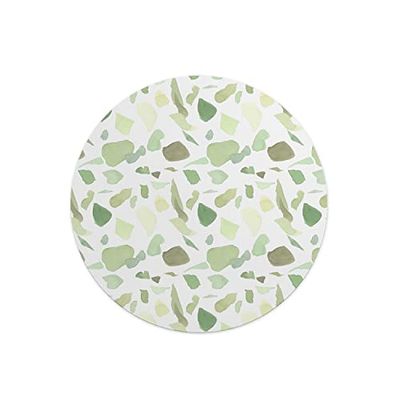 Questo Casa, Round Digital Printed Mouse Pad, Non-Slip Base, for Office and Home, Diameter:22cm