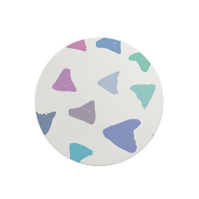 Questo Casa, Round Digital Printed Mouse Pad, Non-Slip Base, for Office and Home, Diameter:22cm