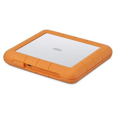 LaCie Rugged RAID Shuttle 8TB, Portable External Hard Drive, USB-C, PC Mac iPad & iPhone, Data Rescue Service (STHT8000800)