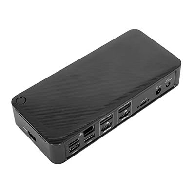USB-C Dual 4K Dock 100W. Black