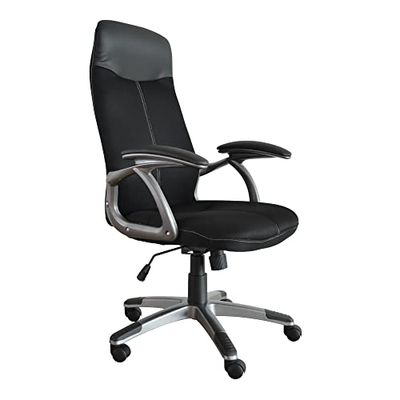 13Casa Lawyer A24 bureaustoel, afmetingen: 67 x 66 x 115 cm. Kleur: zwart mat: polypropyleen.