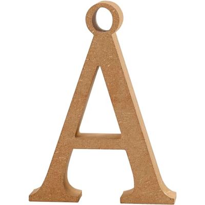 Letter, H: 8 cm, MDF, Å, 1pc