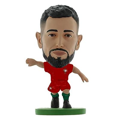 SoccerStarz Portugalia Bruno Fernandes - zestaw domowy