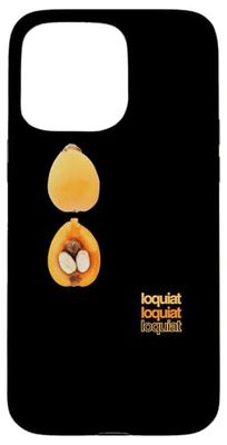 Loquat Fruit Graphic Minimalist Botanical Streetwear Tee Case for iPhone 15 Pro Max