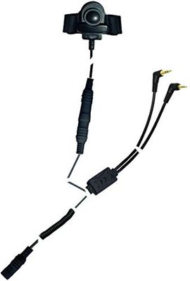 Midland 41942 bhs300 K Adaptador con Enchufe Tipo Kenwood 2 Pines Mike Auricular Casco