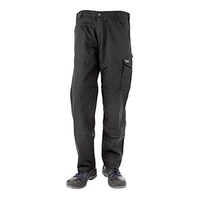 J.A.K. 910112076 Series 9101 Pantalon de Survêtement, 65% Polyester/35% Coton, Noir, 44 R (30/32) Taille