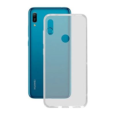 BigBuy Tech S1903016 Mobile Phone Case for Huawei Y6 2019 Flex TPU, Transparent