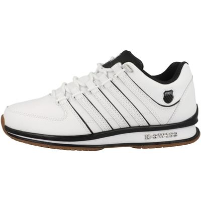 K-Swiss Rinzler, Basket Homme, Caoutchouc Blanc et Noir, 41 EU