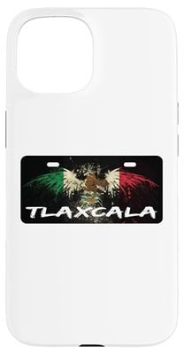 Tlaxcala Mexico License Plate Aesthetic Mexico Patriotic Case for iPhone 15
