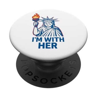 Estoy con su despreciada protesta por la libertad PopSockets PopGrip Adhesivo