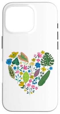 Gardening Heart Potted Plant Case for iPhone 16 Pro