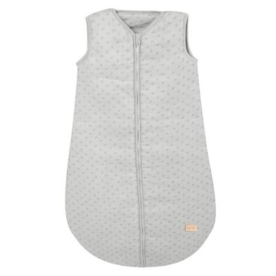 roba Saco de Dormir para Bebé Lil Planet para Recién Nacidos - 90 cm - Utilizable todo Año - Algodón Orgánico - Muselina GOTS - Gris
