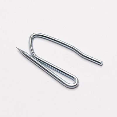 Merriway BH07024 Lot de 100 crochets en zinc robuste pour crayons/plis Argenté