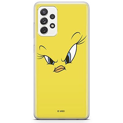 ERT GROUP etui na telefon Samsung A73 5G, case oryginalny i oficjalnie licencjonowany przez Looney Tunes, wzór Tweety 001, optymalnie dopasowane, plecki z TPU