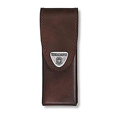 Victorinox, Leren riemetui, bruin, accessoires voor zakmes, outdoor, multifunctioneel