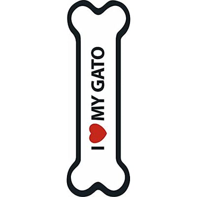 Magneet & Steel 23-8286 magneetbord, motief: "I Love My Cat", 15,5 x 5 cm