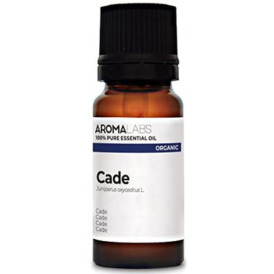 BIO - Olio essenziale CADE - 10mL - 100% Puro, Naturale, Chemiotipizzato e Certificato AB - AROMA LABS (Marchio Francese)