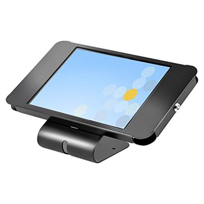 StarTech.com Soporte Seguro para Tablet - Base Universal Antirrobo para Tablets de hasta 10,5" - con Cerradura y Compatible con K-Slot - de Montaje en Escritorio, Pared o VESA - para POS (SECTBLTPOS2)