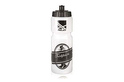 XLC Unisex – drinkfles voor volwassenen WB-K04, wit transparant, 750 ml