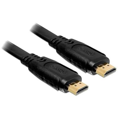 DELOCK CABLE HDMI V1.4 HIGH SPEED ETHERNET PLANO 2M NEGRO 82670