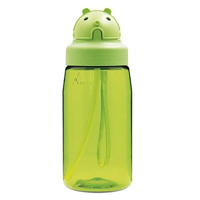 Laken OBY kinderdrinkfles van Tritan, met rietje, 0,45 l, groen