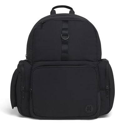 HUGGIES LITTLE HUGS Unisex's Backpack-Diaper Bag, Black, One Size