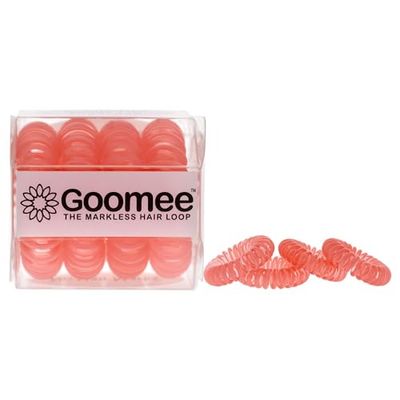 Goomee The Markless Hair Loop Set - Huntington Peach For Women 4 Pc Hair Tie