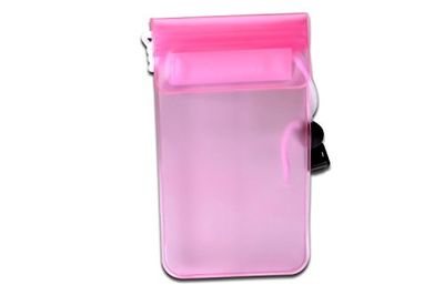 Ednet Custodia impermeabile in PVC per smartphone, rosa