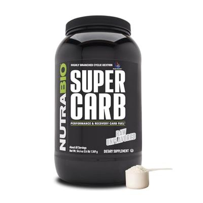 NutraBio Super Carb Unflavored 1649 g