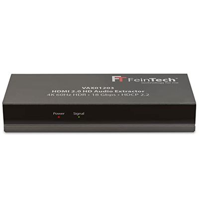 FeinTech VAX01203 HDMI 2.0 HD-audio-extractor splitter voor DTS-HD Dolby Atmos TrueHD 4K HDR