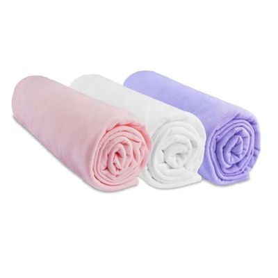 Prześcieradło z gumką 32 x 72 cm do szopy (zestaw 3) | 100% bawełna, kompatybilne z owalnym materacem do gondoli, wózka, szopy | Rozciągliwe | Marka Easy Dort | Oeko Tex | Wyprodukowano w Europie