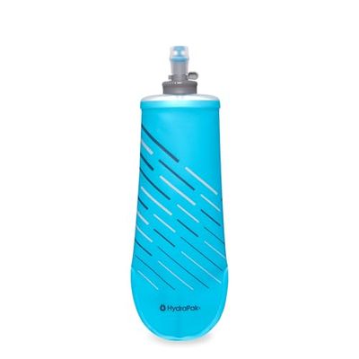 HydraPak PocketFlask - Botella de agua comprimible de perfil bajo, 500 ml, ajuste ideal para cinturones de correr y bolsillos ajustados con tapa de bloqueo (500 ml)