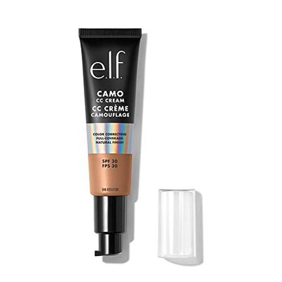 e.l.f. Camo CC Cream | Fondotinta correttore con coprenza totale e SPF 30 | Medium 375 N | 30 g (1,05 oz)