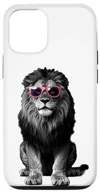Halftone Lion Lunettes de Soleil Lions Coque pour iPhone 12/12 Pro