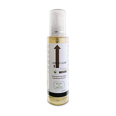 Gel Hygiène Intime Homme au PH 4.0 - Acide Lactique + Aloe Vera + Lactobacillus + Huiles Essentielles - Adoucit, hydrate et apaise la peau de la zone intime de l'homme - 200 ml