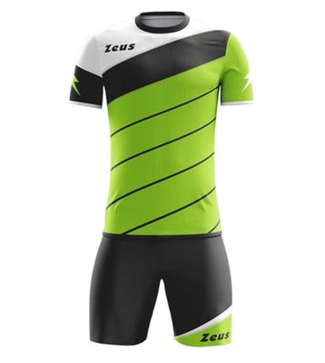 Zeus LYBRA MÄN FLUO GRÖN KIT - SVART - Vit L