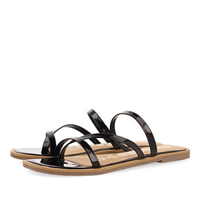 Gioseppo RHYL platt sandal för kvinnor, Svart - Svart - 37.5 EU