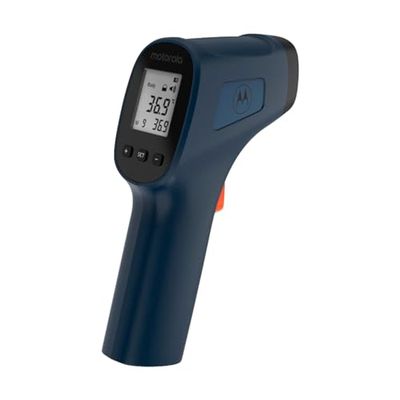 Termómetro Digital Infrarrojos MOTOROLA TE-93 – Tecnología Infrarroja Sin Contacto – Fácil de Usar y Lectura Rápida – Termómetro Ideal Para Bebé – Color Azul