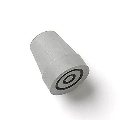 Merriway BH05153 wytrzymała gumowa rama do chodzenia kuli tulejki szare 22 mm, zestaw 2 szt.