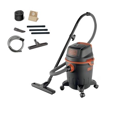 Black+Decker Aspirador Multiuso BXVC20PE de sólidos y líquidos (1200 W, 20 l)