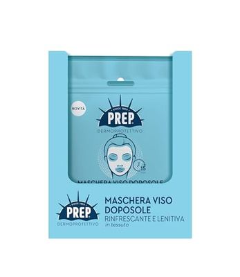 PREP-Maschera Doposole in tessuto Rinfrescante e Lenitiva - 30 unità